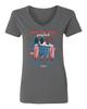 We Are Not Going Back Kamala President Support 2024 Ladies039 V-Neck Tshirt