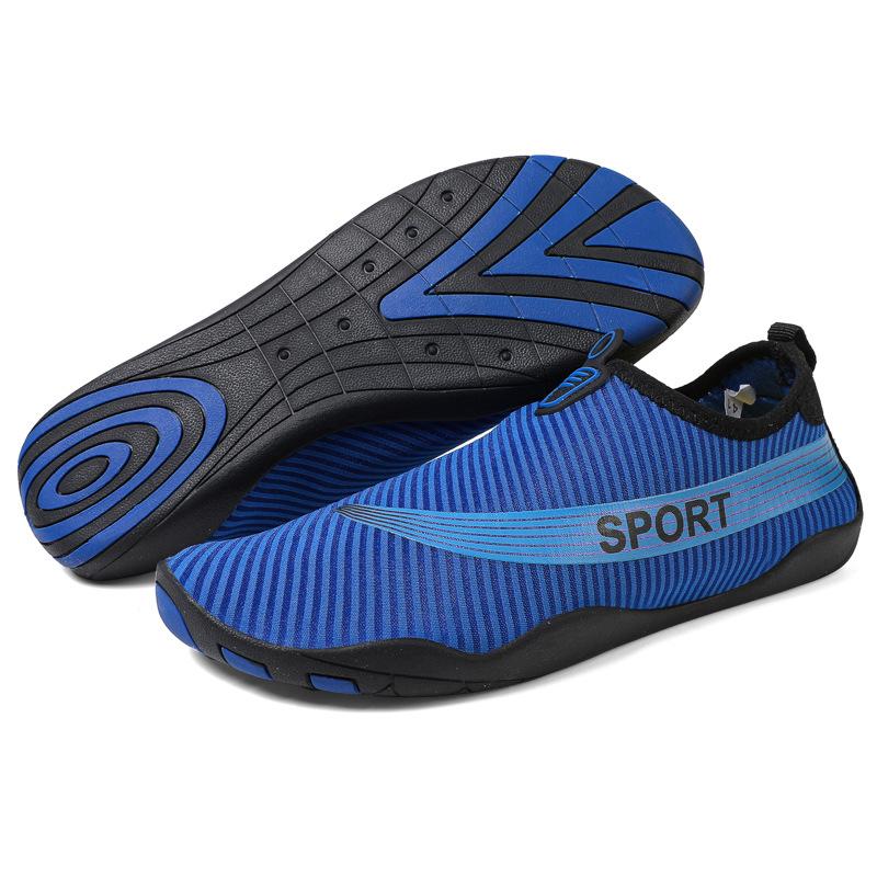 New Outdoor Creek Walking Shoes Non-slip and Wear-resistant Quick-drying Shoes Wading Shoes Rubber Sole Breathable Mesh Barefoot Water Shoes