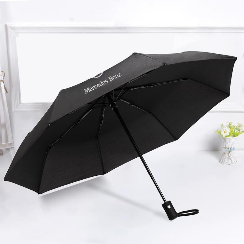 CVSD2 Car Styling Automatic Folding Umbrella Portable Sunshade For Mercedes Benz A C E S G Class GLC CLE CLA GLB GLS W177 Accessories