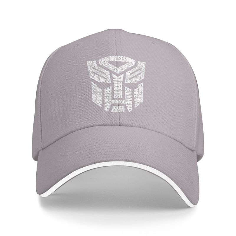 Transformer Autobots Film Print Baseballkappe Sandwich Hüte Herren Damen Verstellbare Snapback Kappen Sommer Sonnenschutzhut