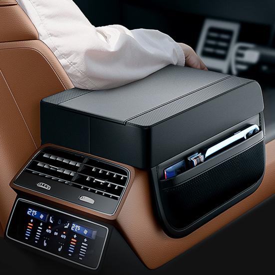 Universal Car Armrest Cushion Memory Cotton Armrest Box Mat Waterproof Auto Center Console