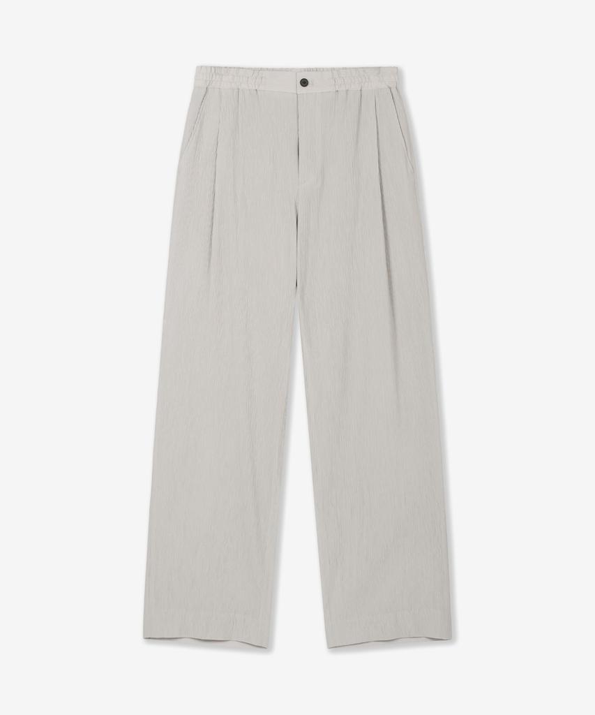 Tienjiti Kinoshita Seersucker Semi-Wide Pants (Light Beige) Tnpa6E205I2