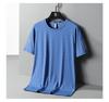 Men's Ice Silk Short-sleeved T-shirt Summer Quick-drying Clothes Men's Shirt Summer Sports Plus Size T-shirt Men