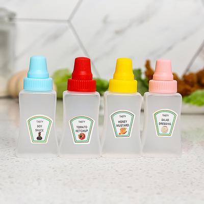 1/2/4 Teile/satz Mini Tomaten Soße Salat Dressing Öl Spray Flasche Tragbare Kleine Sauce Container