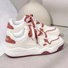 Women's Thick-Soled Casual White Shoes Spring New Special-Interest Design All-Matching Casual Sports Sneakers