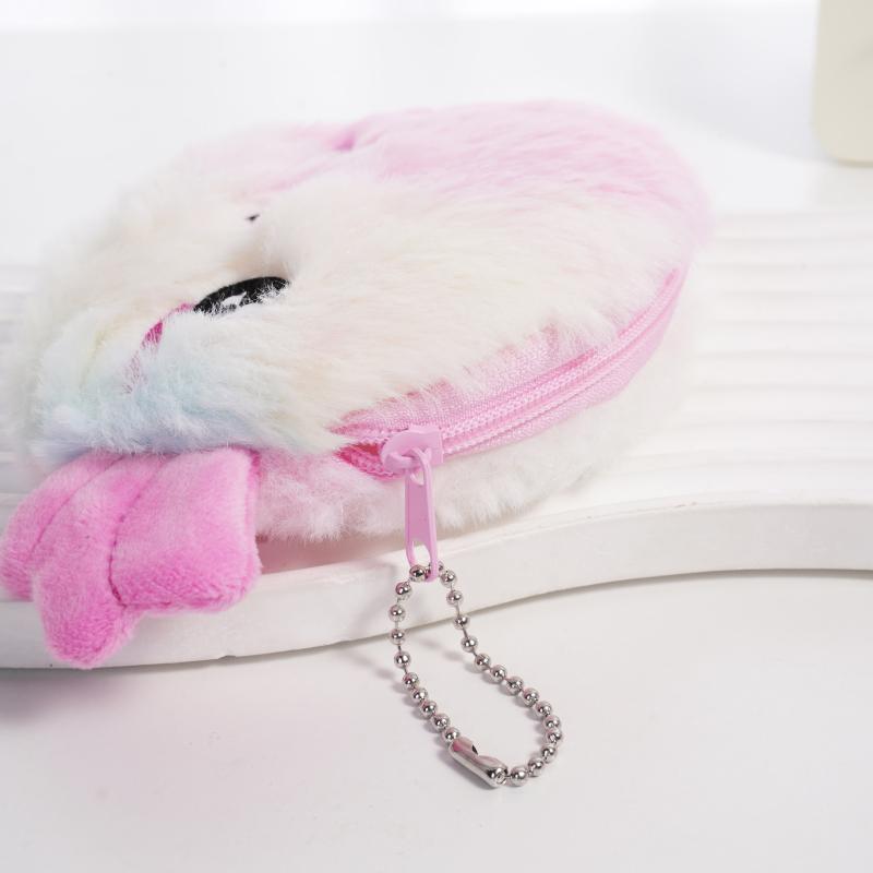 Niedliche Plüsch-Salamander-Münzbörse, Cartoon-Axolotl-Geldbörse, Tragbare Mini-Kopfhörertasche, Stilvoller Taschenanhänger
