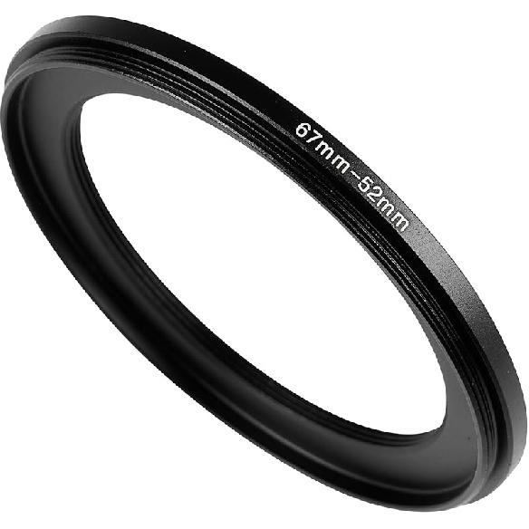 72-77mm Metal Step-Up/Down Ring Adapter Compatible with Mirrorless Cameras DSLR Lens, UV CPL ND Filter Thread Converter, Black