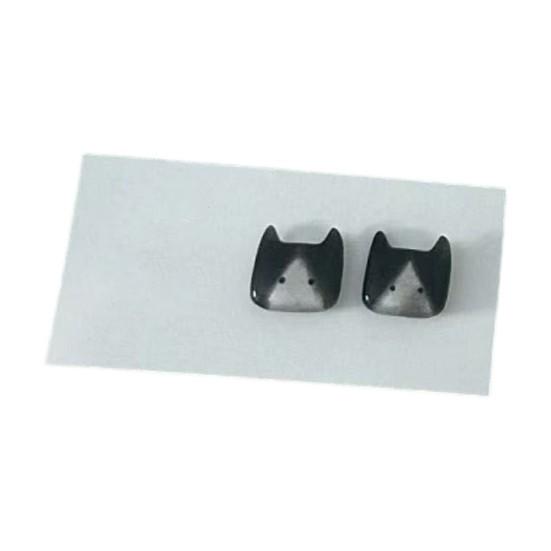 

1 Pair Stud Earrings No Burrs Lightweight Kitten Design Ear Studs Allergy-free Invisible Non-irritating Earrings Jewelry Gift G