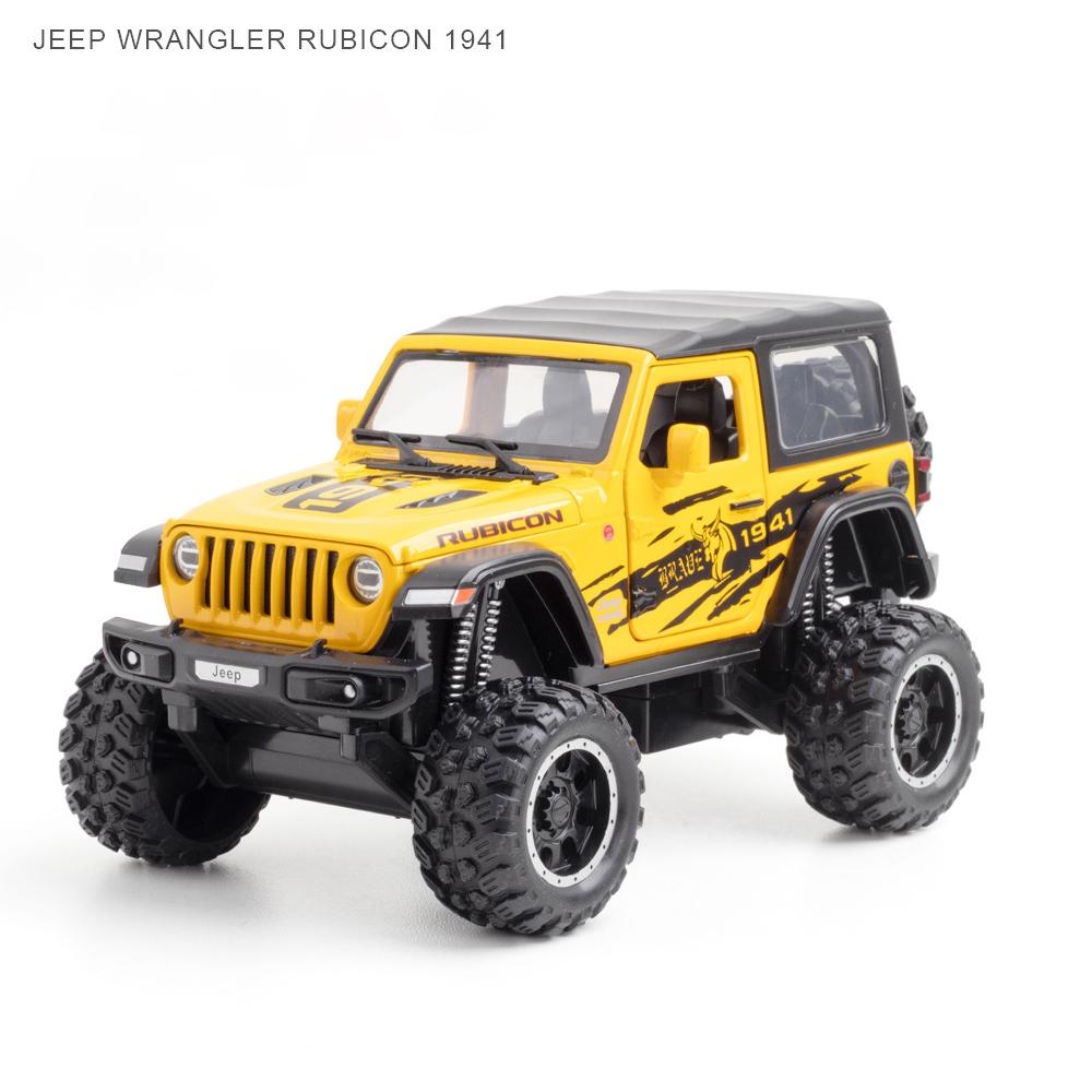 1:32 Jeeps Wrangler Rubicon Off-Road Legierung Modell Auto Spielzeug Druckguss Metall Casting Sound und Licht Auto Spielzeug Für Kinder fahrzeug