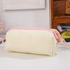 Heart Zipper Pull Stationery Organizer Pouch Star Pattern Pen Storage Bag  Office Use