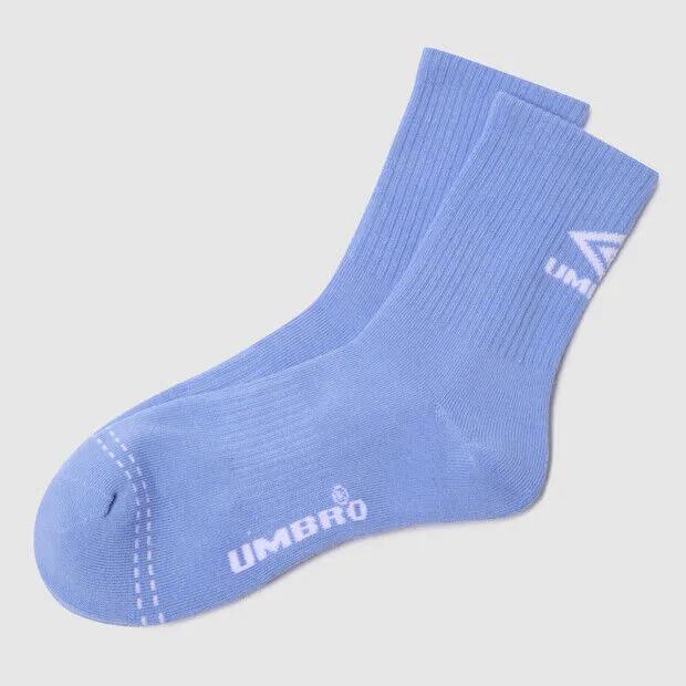 Crispy Taslan Cushioning Mid Socks Blue UR223SSC59