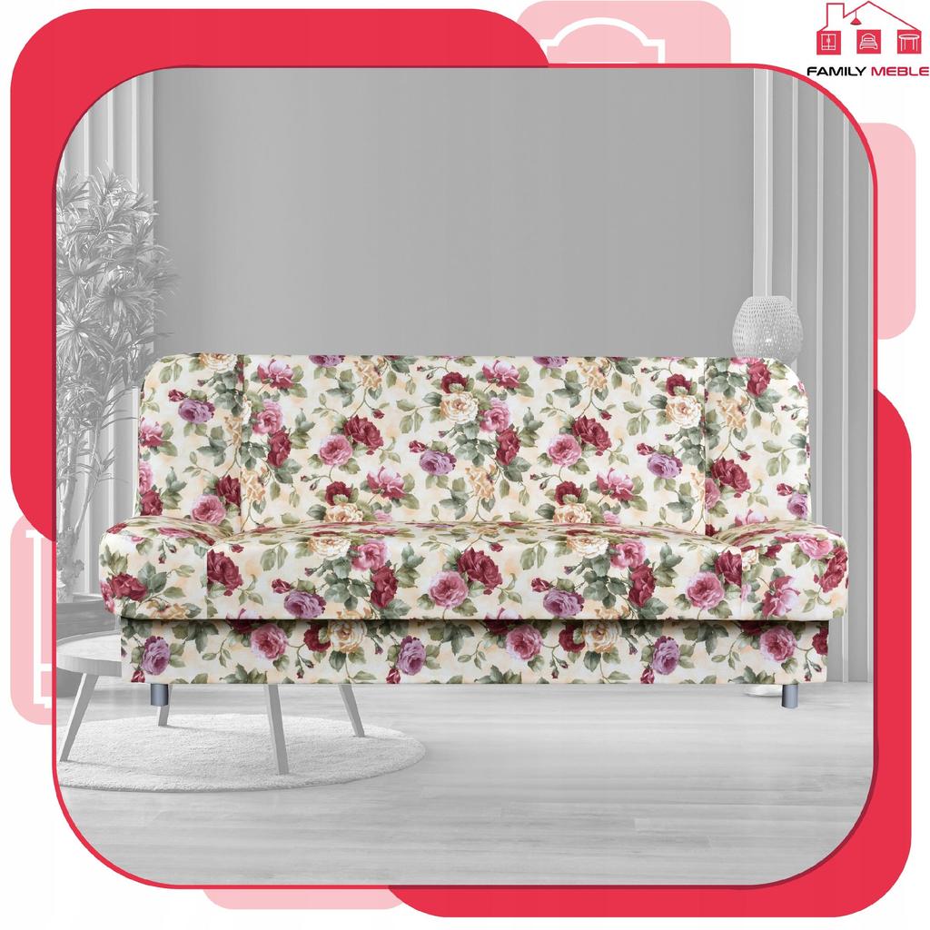 Divano letto Sara Print divano letto pieghevole bonell letto Family mobili