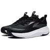 Li Ning Soft Go Cushioning Slip Resistant Abrasion Resistant Breathable Low top Casual Shoes Women's Black AGLT180-1