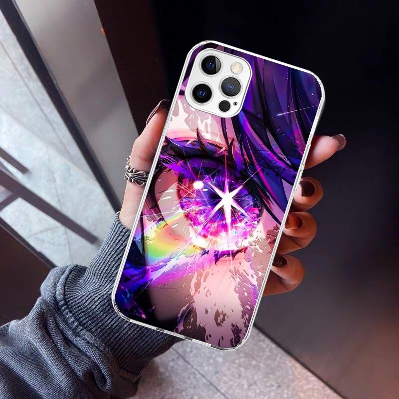 

Oshi No Ko Phone Case For iPhone 17 Air 11 13 Mini 14 15 Plus 16 12 Pro Max 16E SE 7 8 Pattern Soft TPU Back Cover 13 12 Mini 1 iPhone 12 (12 Pro)