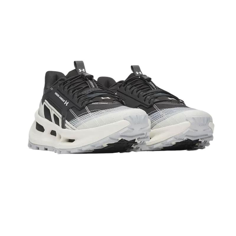 Under Armour Pantofi de exterior Unisex UA Explor Trail HOVR Summit White/Black/Mod Gray 6012791-110