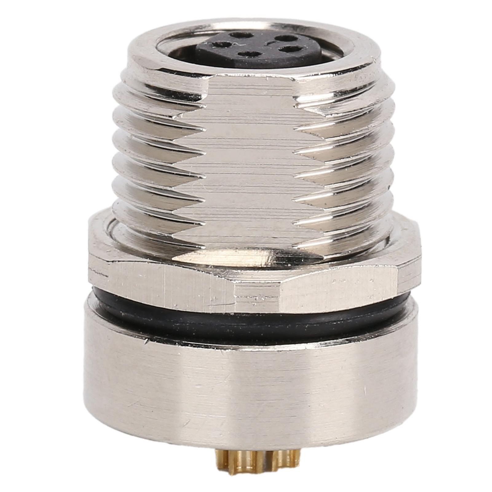 

M8FS5 Panel Mounted Socket M8 IP67 Waterproof Connector 5pin Plug Adapter Connector