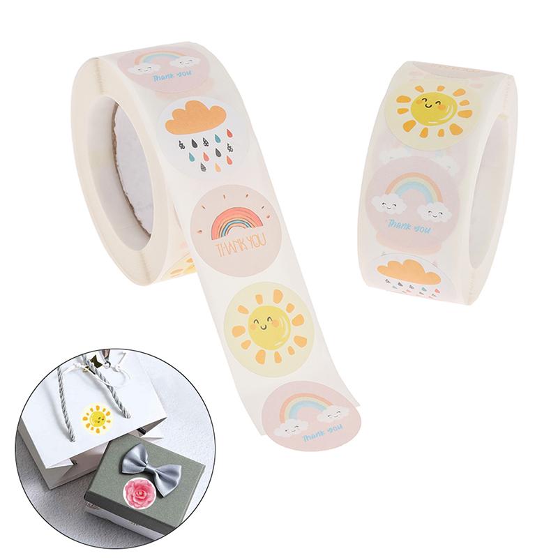 500 Stück Wetter Danke Aufkleber Siegel Etiketten Handgemacht Scrapbooking Dekoration