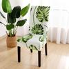 Printed Chair Cover Elastic Seat Chair Cover Living Room Detachable Washable Stretch Banquet Hotel Restaurant Set