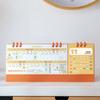 Simple Design 2027 Desk Calendar Mini Size Monthly Planner Portable Triangle Calendar  Office Use