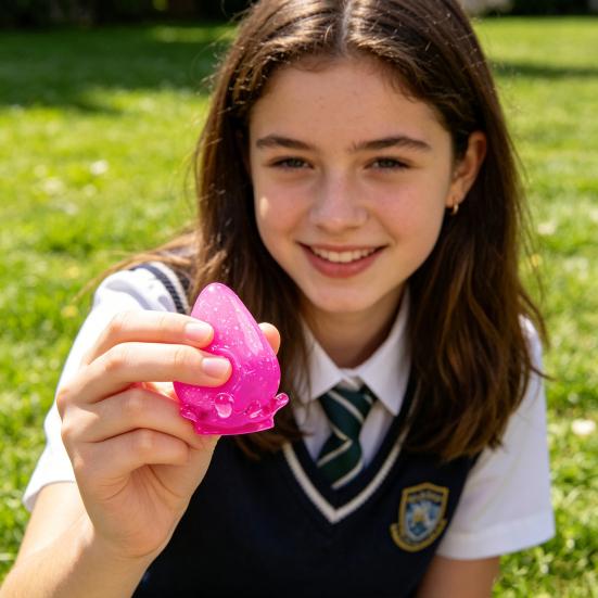 2 Stück Wassertropfen Stressabbau Spielzeug Angstreduktion Klarer Wassertropfen Sensorisches Knet-Fidget-Spielzeug Tragbarer Dekompressions-Stressball