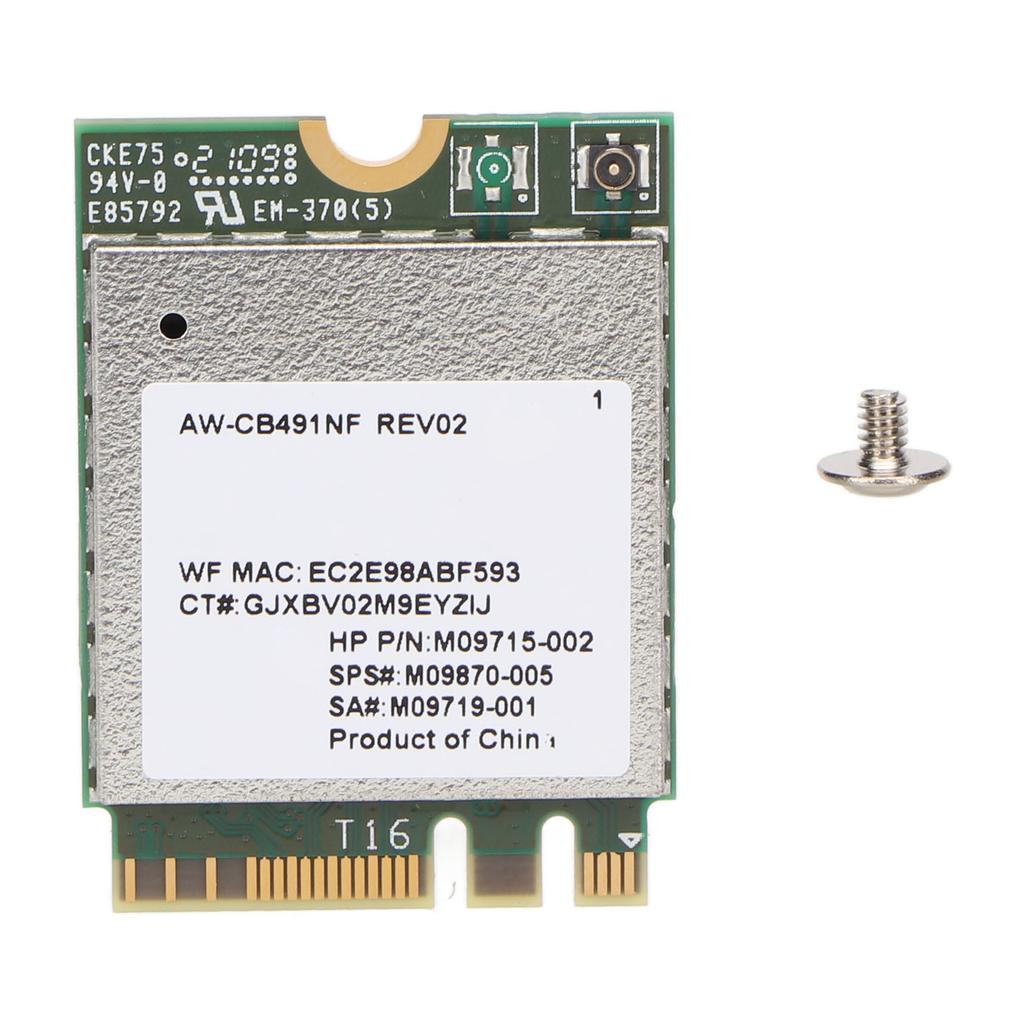 RTL8821CE WiFi Card M.2 Interface BT4.2 High Speed Plug and Play Stable AW CB491NF Network Card for Laptop
