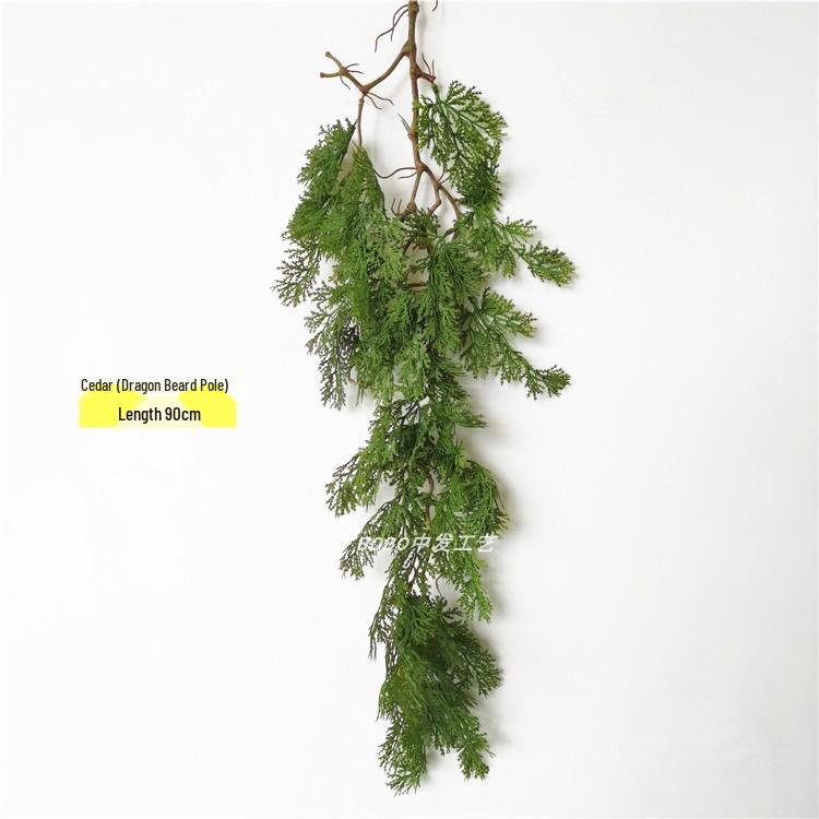 Artificial Spider Plant & Fern Hanging Decor - Trailing Green Vines for Wall & Ceiling