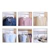 5PCS Folding Clothes Hanger Strong Durable Plastic Portable Drying Rack Space Saving Hanger for Travel Bathroom Hotel