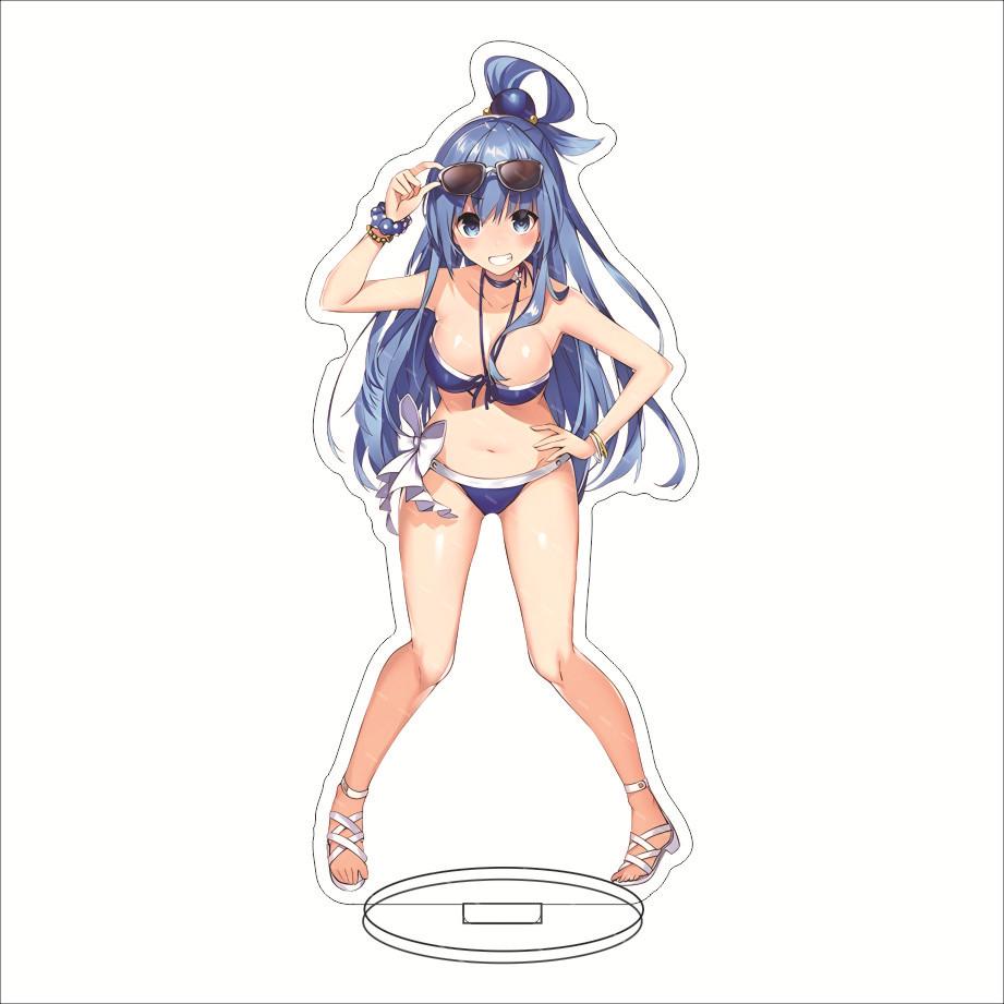 Anime To Offer Fireworks for A Better World Stand Cartoon Acrylfigur Standing Model Plate Desktop Cosplay Collections