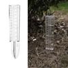 Yard Lawn Plastic Transparent Clear Sprinkler Rain Gauge Rain Meter Weather Instrument