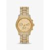 Runway Pavé Gold-Tone Watch MK7435
