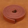 Leather Strap Strips Leather Belt Wrap Single Sided Flat Cord for DIY Crafts Projects Clothing Jewelry Wrapping Making