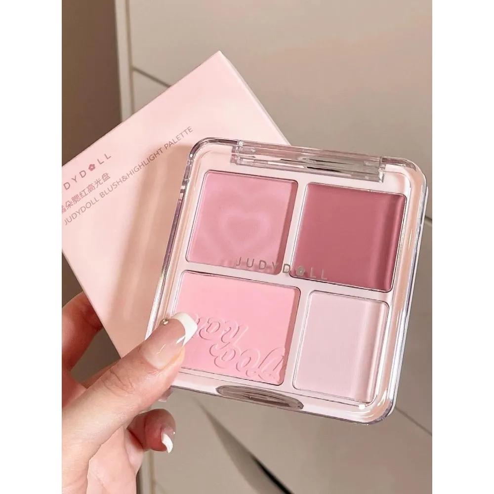 JUDYDOLL Orange Blush Palette Expansion Color High Gloss Sun Red 2025
