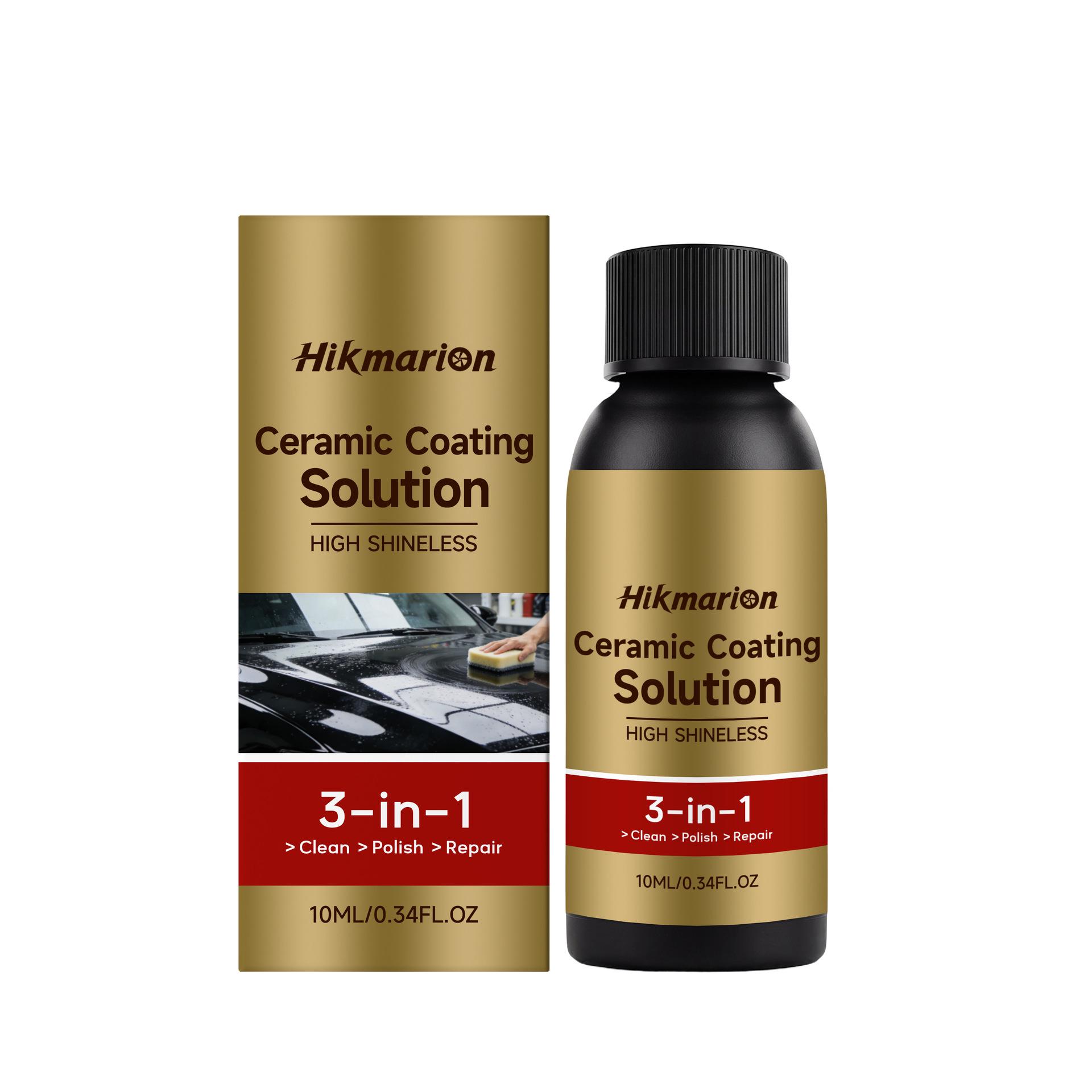 Hikmarion Car Ceramic Coating: Lasting Shine, Stain & Heat Resistant.