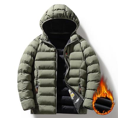 Padded-on Men's Velvet Winter Coat Slim-fitting Velvet Padded Jacket Warm Multi-color Down Padded Jacket