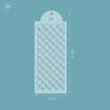 Fondant Cake Mesh Stencil Stamps Stencils Embossing Plastic Spray Mold Tool