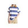 Levis Striped Vintage Crew Neck Short Sleeve T-Shirt Men Tops Blue A0637-0094