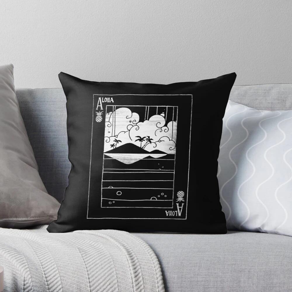 Cute Cat Pattern Pillowcase Interior Decoration Office Living Room Home Pillowcase