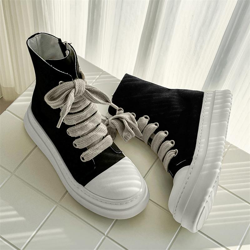 Fashion Leather Ankle Boots For Man Genuine Leather Big Size Boots High Quality Designer Formal Platform Casual Boots Fashion