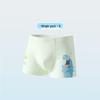 Wide Waist Non-Binding Boys' Pure Cotton Cartoon Boxer Briefs, Antibacterial Crotch, Class A, Four-Corner Design, Primary School Underwear