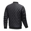 Men's New Autumn and Winter Warm Trendy Diamond Cotton Jacket for Men's Trendy Baseball Collar Cotton Jacket