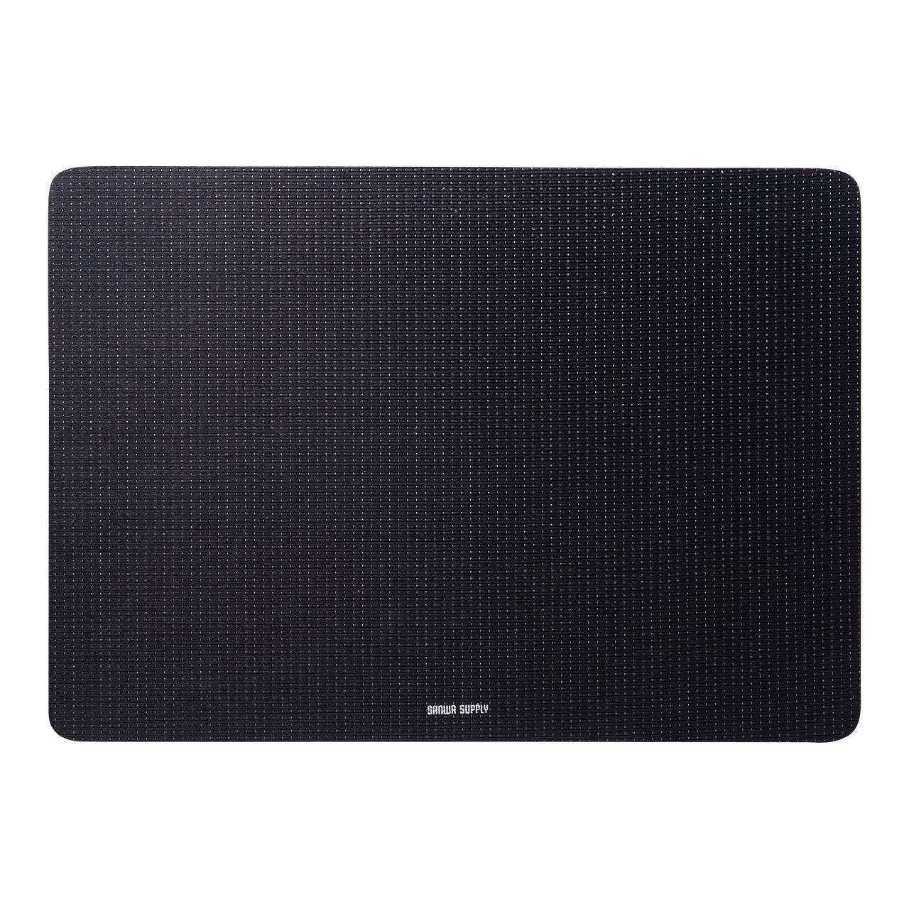 Sanwa Supply и Коврик для мыши Черный Антибактериальный, Дезодорирующий, Антистатический (Размер A4) MPD-SEA4BK чёрный