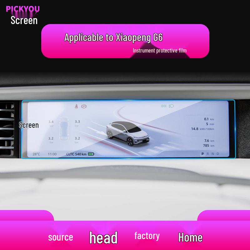 Xpeng G7, G6, G9 Protective Tempered Film for Console and Instrument Screens