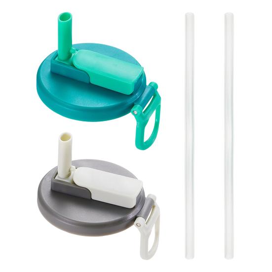 Soda Can Silicone Lids Portable Straws Can Covers BPA-Free Reusable Soda Can Marker