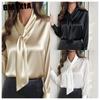 Women's Fashion Casual Solid Color Print Long Sleeve Blouses & Shirts