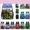 Minecraft School Bag Double-sided Backpack For Students With Decompression Feature