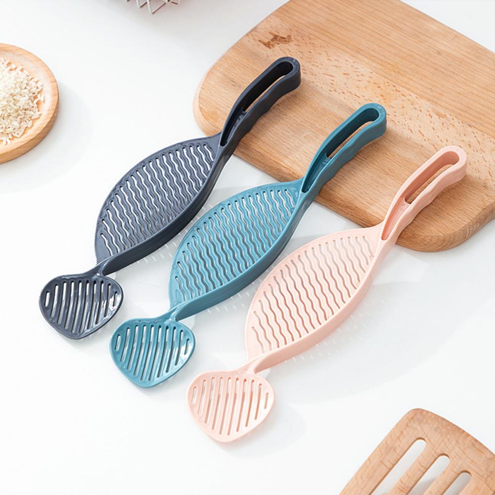 Creativity Drain Rice Board Multifunctional Handhold Cooking Rice Scoop Rice Sieve Wash Filtering Rice Drain Spoon For Kitchen