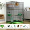 Large Parrot & Bird Cage for Budgies, Peonies, Wrens, Starlings & More