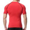 Men's Stretch Compression Tee Shirt Fitness Gym Sports Running T-Shirt Quick Dry Breathable Basketball Training Short Sleeve Top