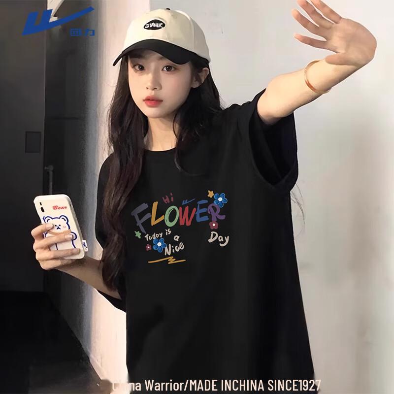 Warrior Women s 2025 New Summer Loose Cotton Short Sleeve T-Shirt 2XL