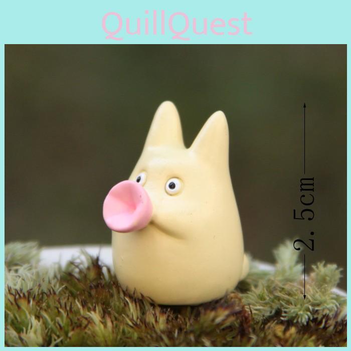 Totoro Umbrella Cute Blowing Horn Cat Pajama Girl Mini Model For Gardening Decor